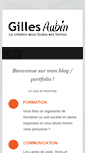 Mobile Screenshot of gilles-aubin.net